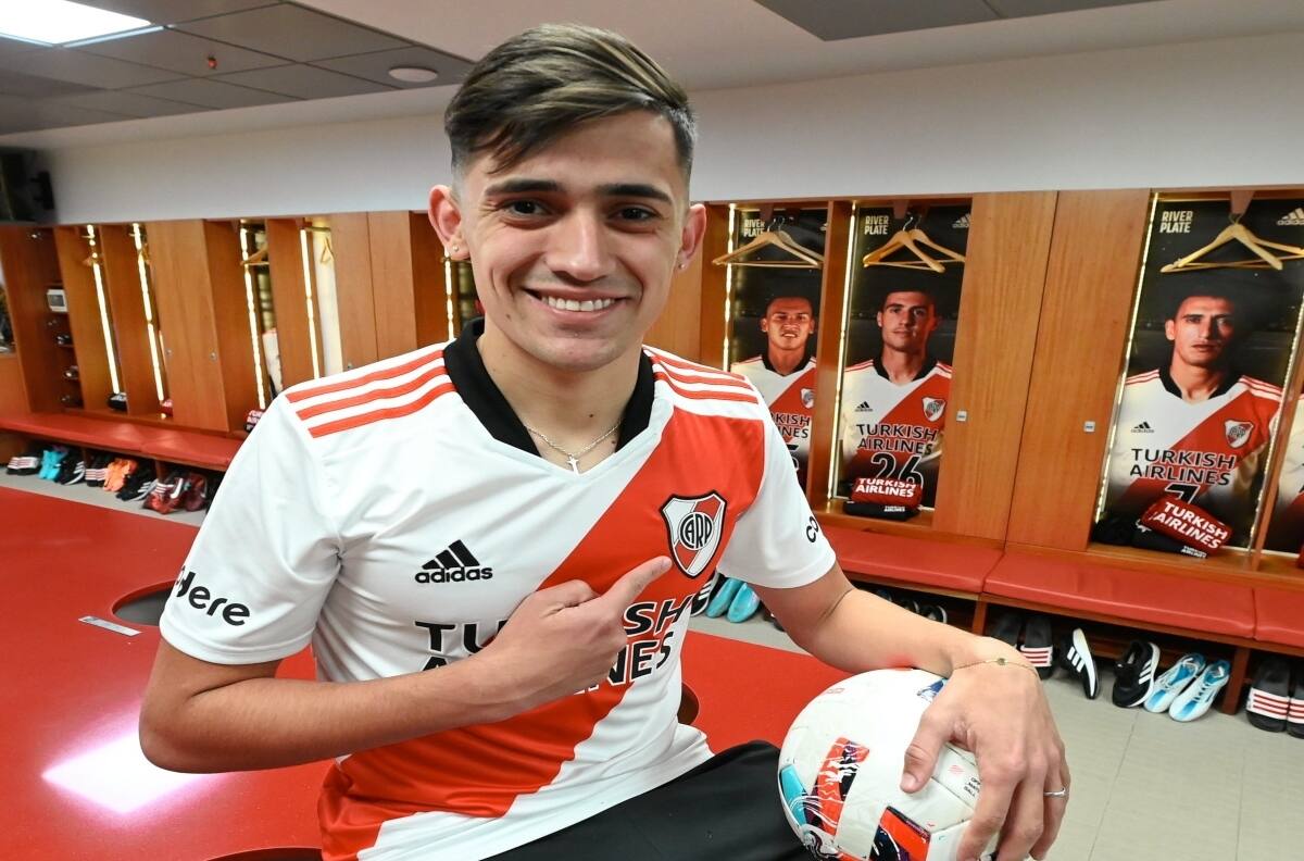En River Plate están "maravillados" con los primeros entrenamientos de Pablo Solari en el club