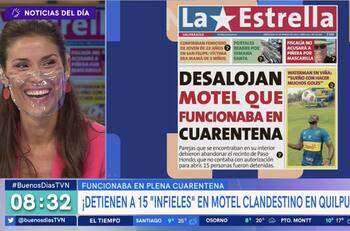Panelistas del "Buenos días a todos" festinaron con detención de 15 personas en motel clandestino