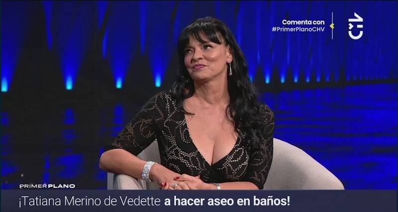 La actriz se quedó para el segmento con Denisse Campos.