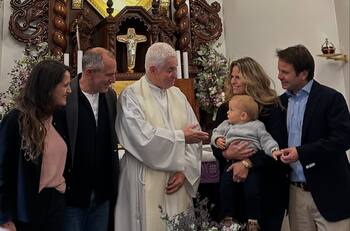 El especial significado que Soledad Onetto le dio a las lluvias en el día del bautizo de Borja, su hijo