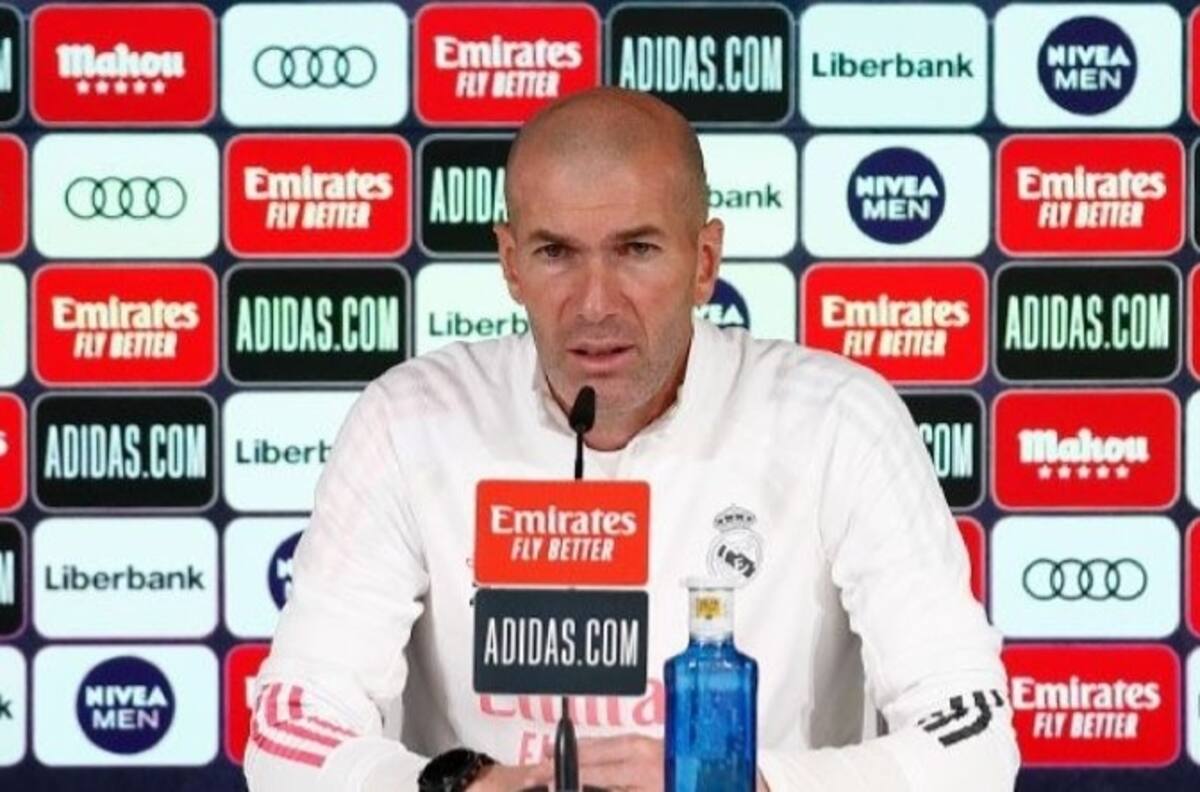 Zinedine Zidane regresó del Covid-19 y se molestó por los ataques de la prensa