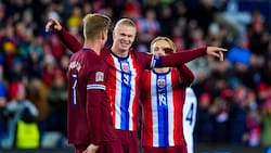 VIDEOS | El doblete de Erling Haaland para convertirse en el máximo goleador histórico de Noruega