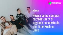 Por éxito de ventas: Revisa cómo comprar entradas para el segundo concierto de Big Time Rush en Chile