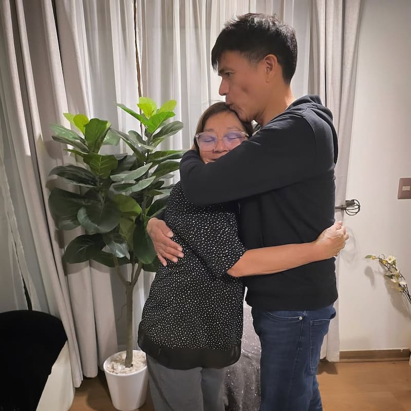 El intéprete compatió el pacífico reencuentro. Créditos: @americooficial.