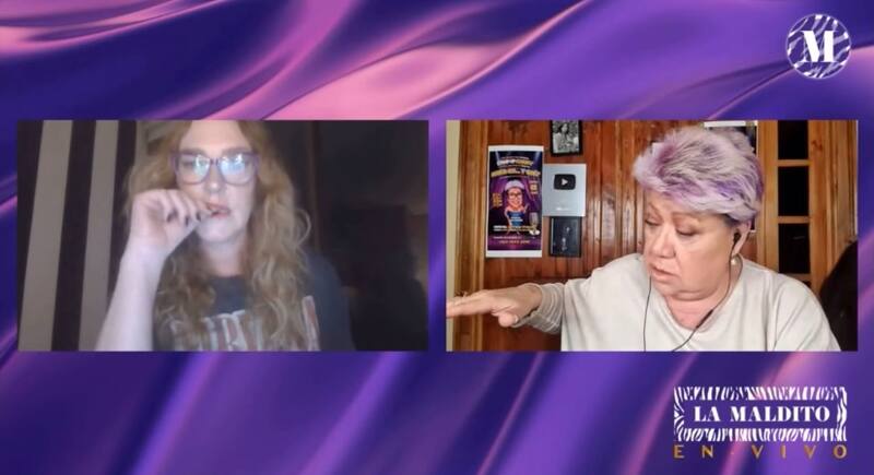 Paty Maldonado comentando relación que mantenía con Oriana Marzoli. Foto: Youtube.