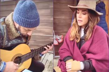 "Los talentos de Cochamó": Claudio Castellón exhibió especial video de Andrés Velasco e Ignacia Baeza improvisando balada de Queen