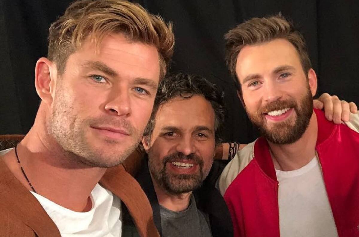 Chris Hemsworth se burló de Chris Evans con la ayuda de Chris Pratt en el día de su cumpleaños