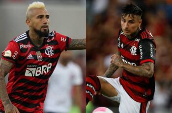 Arturo Vidal y Erick Pulgar van por un registro increíble en Flamengo: dos títulos en cinco días