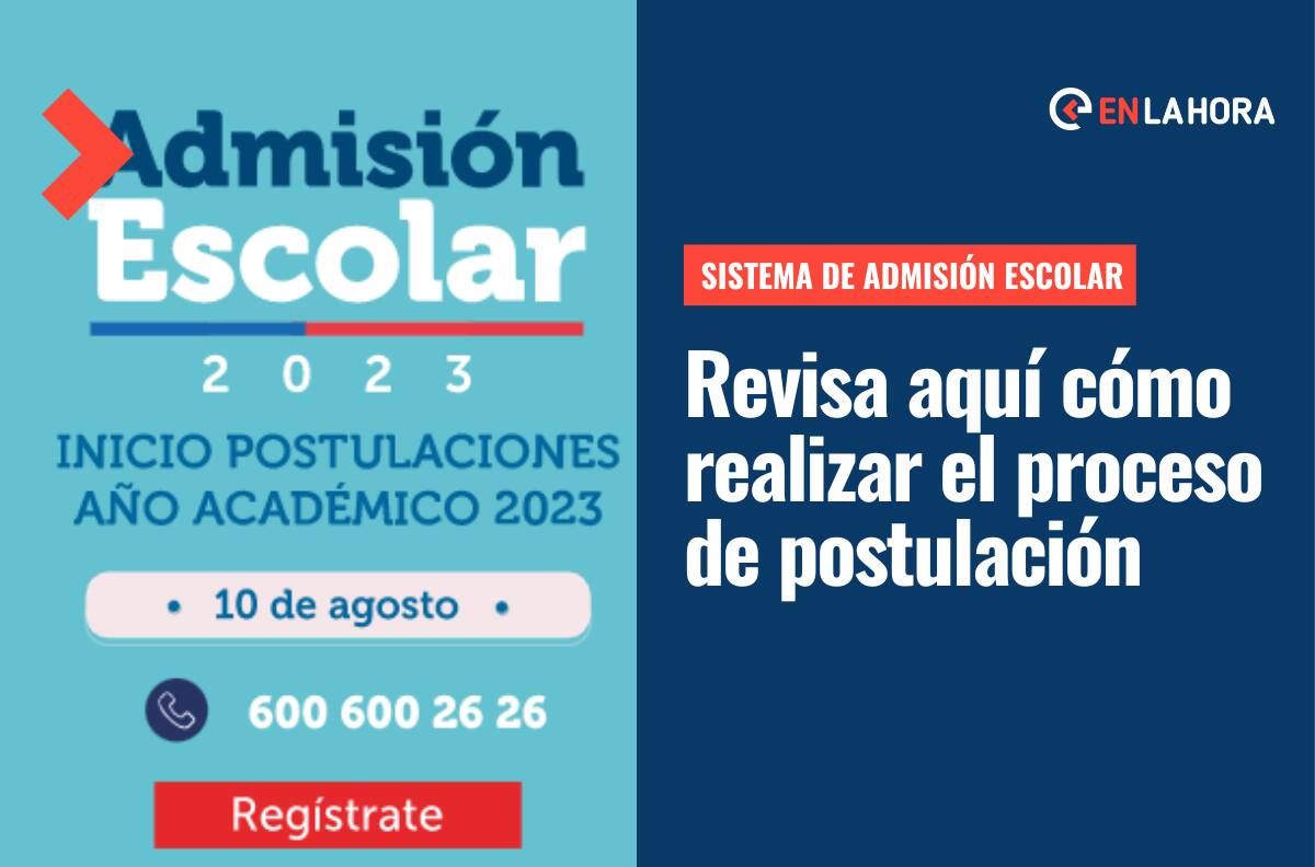 VIDEO | Sistema de Admisión Escolar: ¿Cómo postular a mi hijo a los colegios para el año 2023?