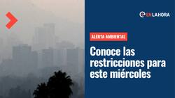 Alerta Ambiental en la Región Metropolitana: ¿Cuáles son las restricciones para este miércoles 8 de junio?