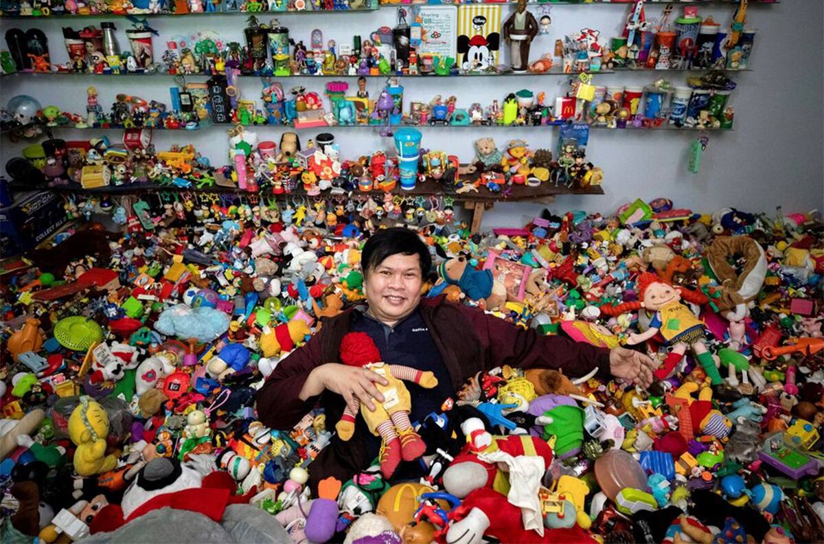 Historia viral: filipino obtiene Récord Guinness por la mayor cantidad de juguetes del mundo
