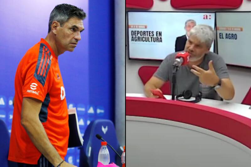 El panelista cargó contra Pellegrino. Foto: Agencia Aton.