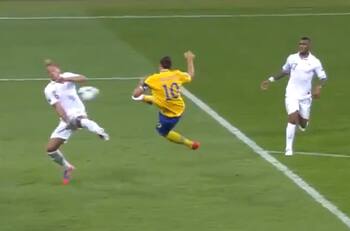 VIDEO | Se cumplen 10 años del golazo de tijera de Zlatan Ibrahimovic a Francia en la Eurocopa