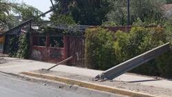 VIDEO | Camión arrasó con 15 postes de luz en Puente Alto: El conductor ya fue detenido