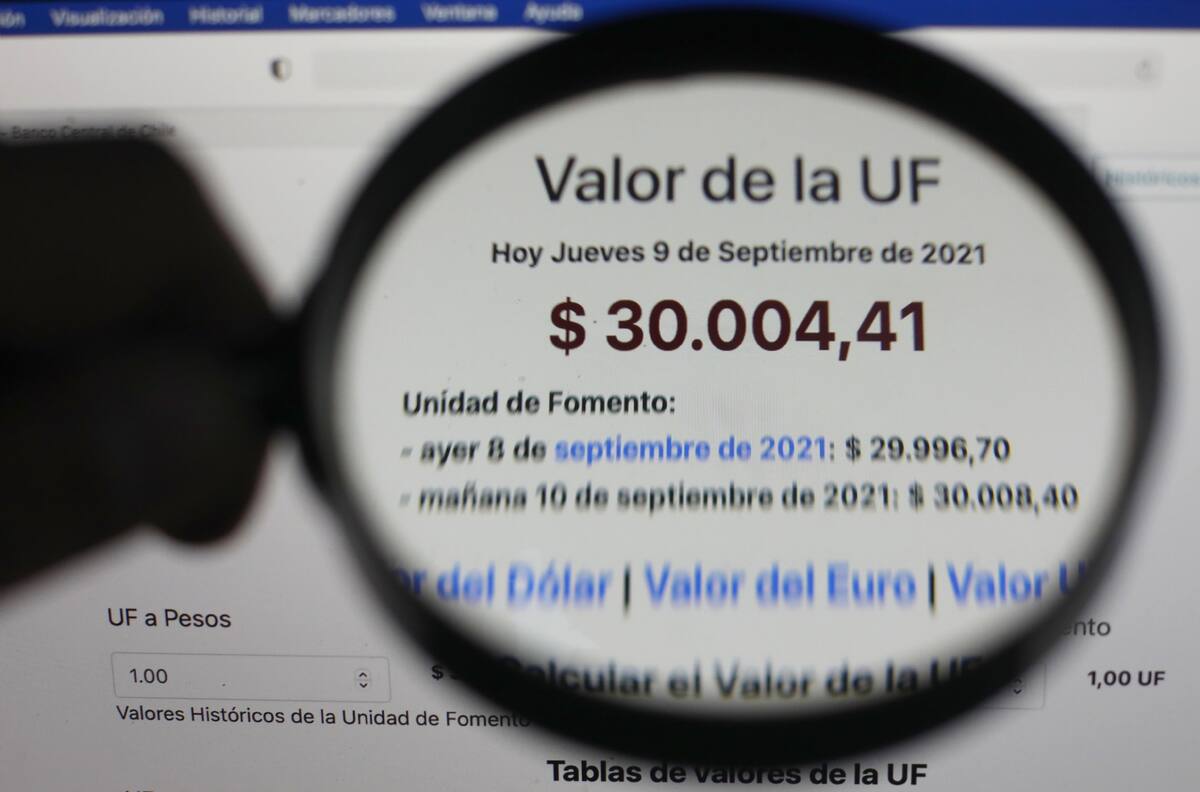 Máximo histórico: UF supera los $30 mil pesos atribuido al alza del IPC
