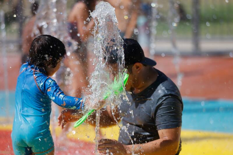 se vivió este fin de semana en la zona centro sur, donde varias comunas superaron los 40° C.