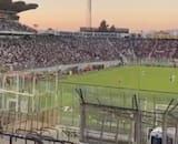 VIDEO | No se respetó: así fue el minuto de silencio para Carlos Cortés en el Estadio Monumental