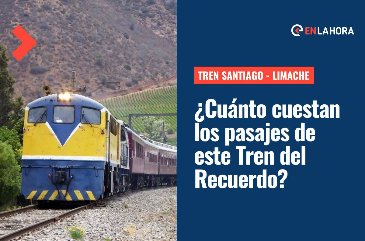 Tren del Recuerdo Santiago - Limache: ¿Cuánto cuestan los pasajes y dónde comprarlos?