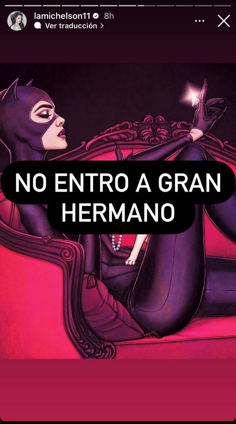 La historia de Ignacia Michelson sobre "Gran Hermano" Chile.