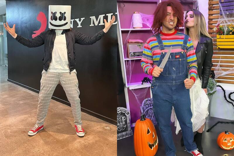 Famosos nacionales se lucen con sus disfraces de Halloween