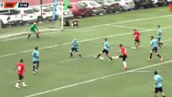 Incombustible: el golazo de Roberto Gutiérrez en partido de la Selección de Creadores ante Uruguay