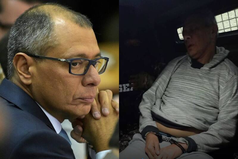 El exvicepresidente ecuatoriano fue detenido desde la Embajada de México en Ecuador, donde se encontraba en calidad de asilado político.