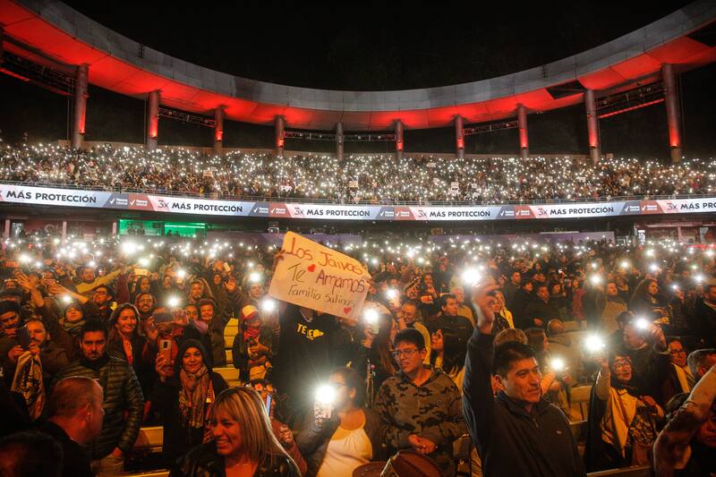 Los Jaivas reciben Gaviota de Platino
FOTO: DIEGO MARTIN / AGENCIAUNO