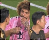 VIDEO | En pleno partido: Maxi Falcón le suplicó su camiseta a Son Heung-Min y así reaccionó el coreano