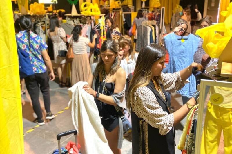 Revisa los detalles del evento de ropa sustentable.