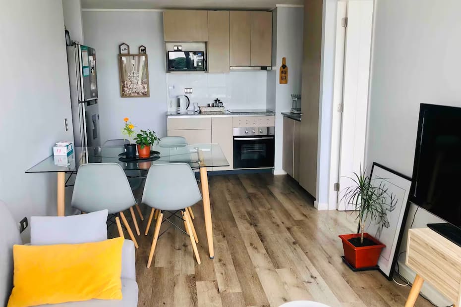 El departamento está full equipado para toda la familia. Créditos: Airbnb