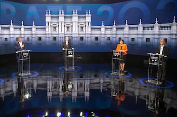 Así se vivió el debate presidencial de los candidatos que aspiran a llegar a La Moneda