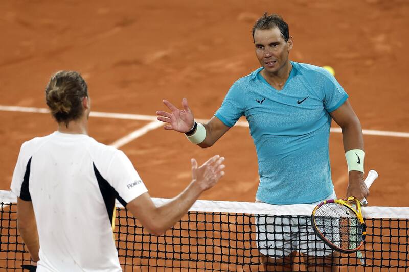 venció a Rafael Nadal en primera ronda de Roland Garros. Foto: EFE.