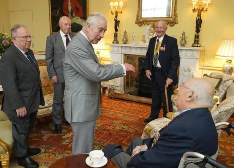 El rey Carlos III en actividad este martes 19 de marzo. Créditos: Instagram