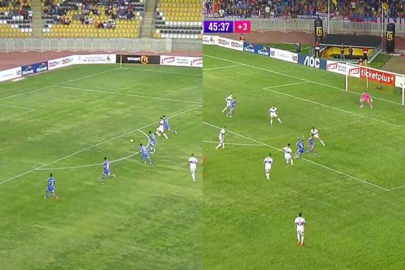 Los goles del duelo entre la U y la UC.