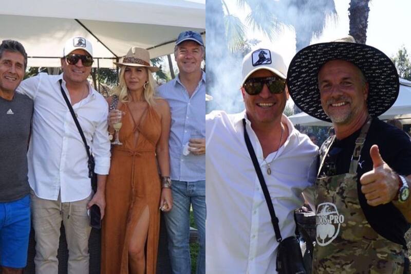 Iván Zamorano, María Alberó y Bernardo Borgeat / Créditos: Instagram