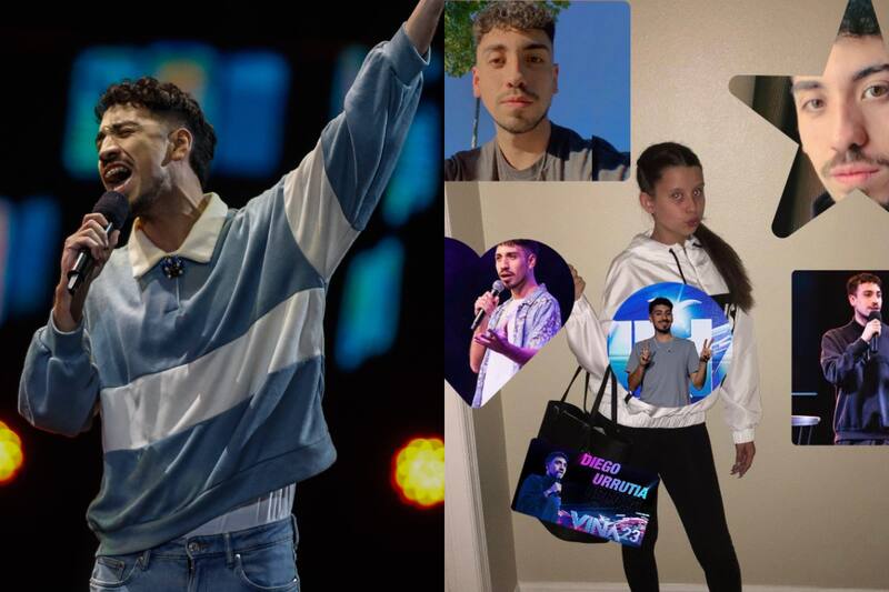 Revisa cómo reaccionaron las redes sociales ante la rutina de Diego Urrutia en Viña del Mar 2023. Créditos: ATON - Redes Sociales