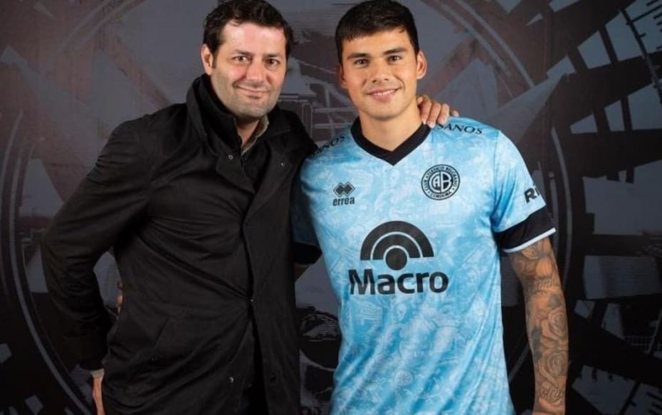 Álex Ibacache en Belgrano.