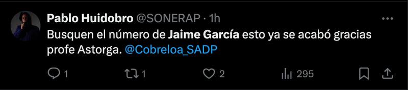 Jaime García salió al baile tras el bochorno de Cobreloa.
