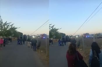 VIDEO | Rengo: Volcamiento de bus en la Ruta 5 Sur deja a 15 personas heridas