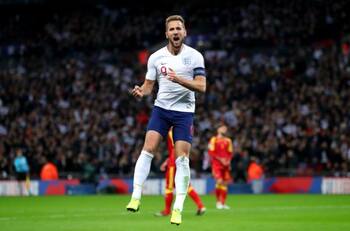 Con hat trick de Harry Kane, Inglaterra humilló a Montenegro