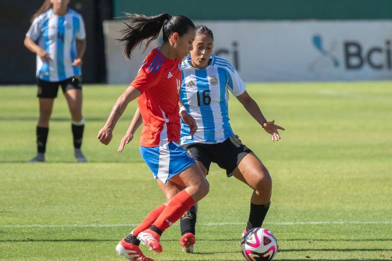 igualó 0-0 con Argentina en Juan Pinto Durán, a puertas cerradas. Foto: @Argentina.