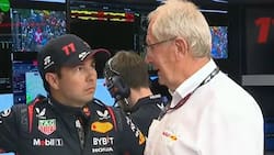 El gesto de Helmut Marko al ver a Checo Pérez tras su accidente en el Gran Premio de Hungría