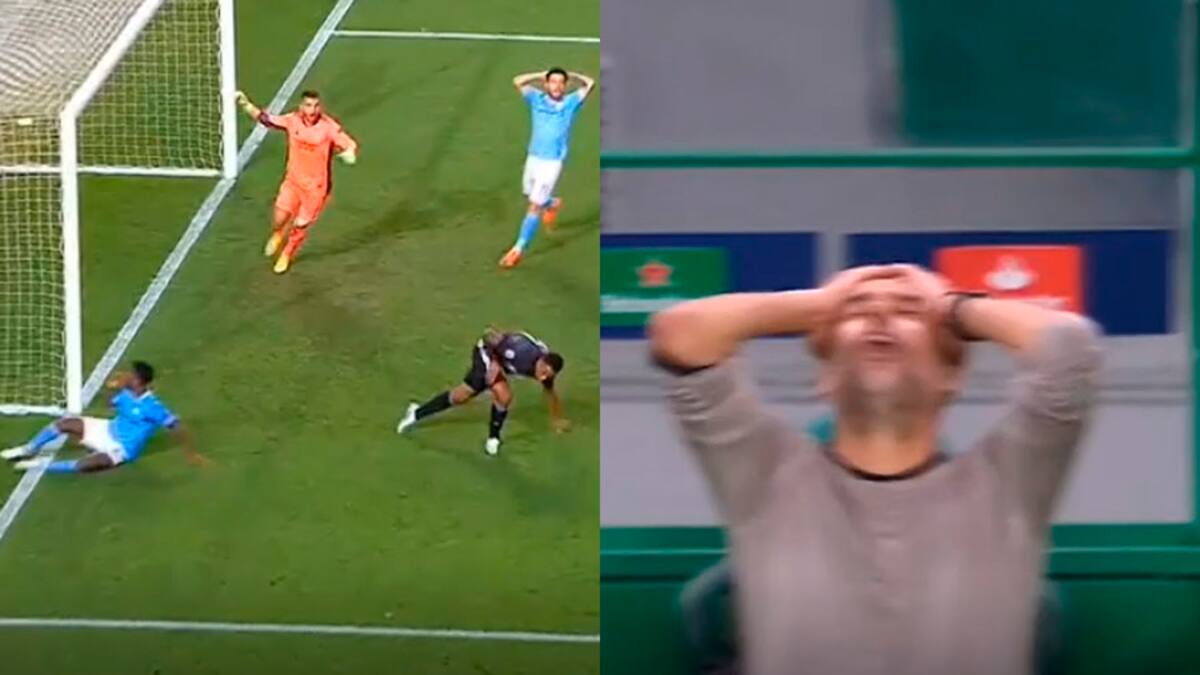 La jugada que pudo cambiar el partido: La increíble falla de Sterling y la reacción de Guardiola