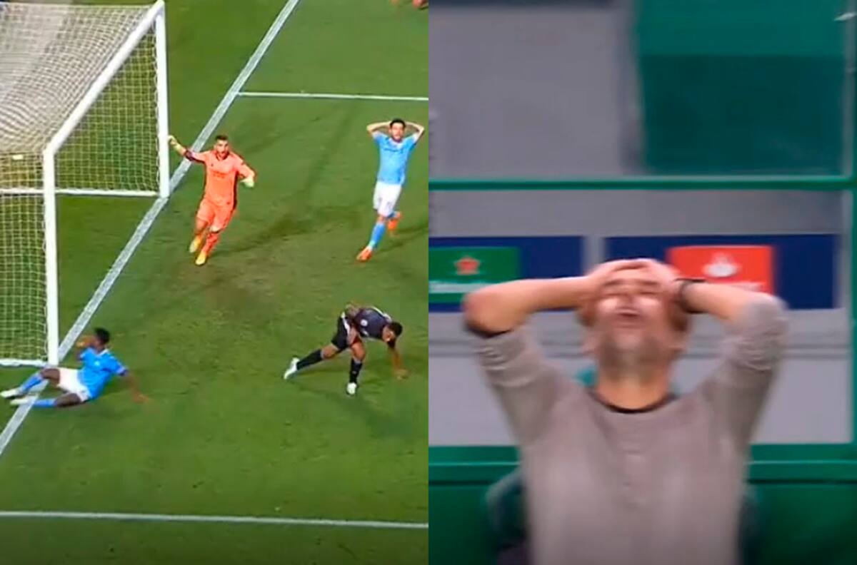 La jugada que pudo cambiar el partido: La increíble falla de Sterling y la reacción de Guardiola