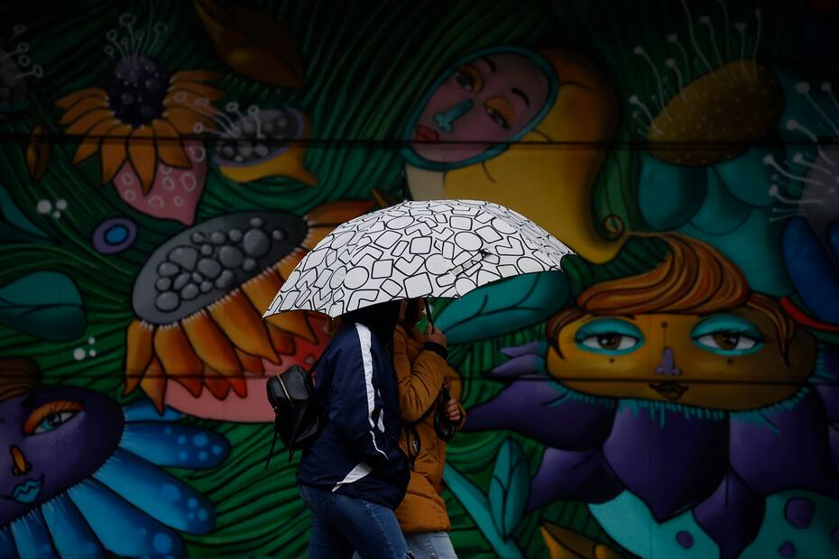 Las precipitaciones volverían el domingo a Santiago. Créditos: ATON