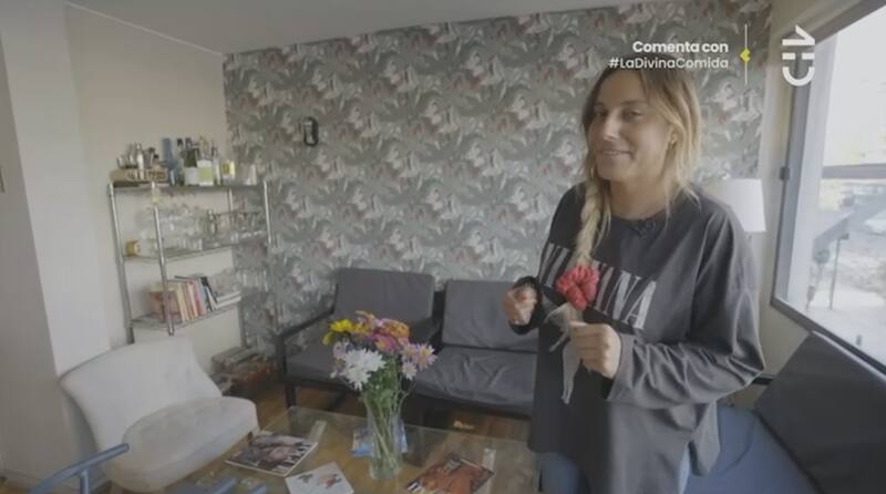 mostró su departamento en "La Divina Comida".