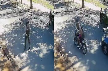 Video | Sargento de Carabineros es atropellado por motocicleta durante control policial