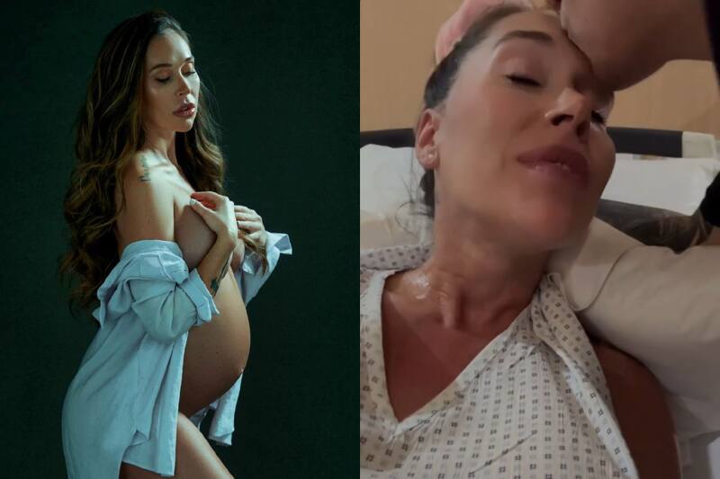 Vale Roth dio a luz a su hija Antonia.