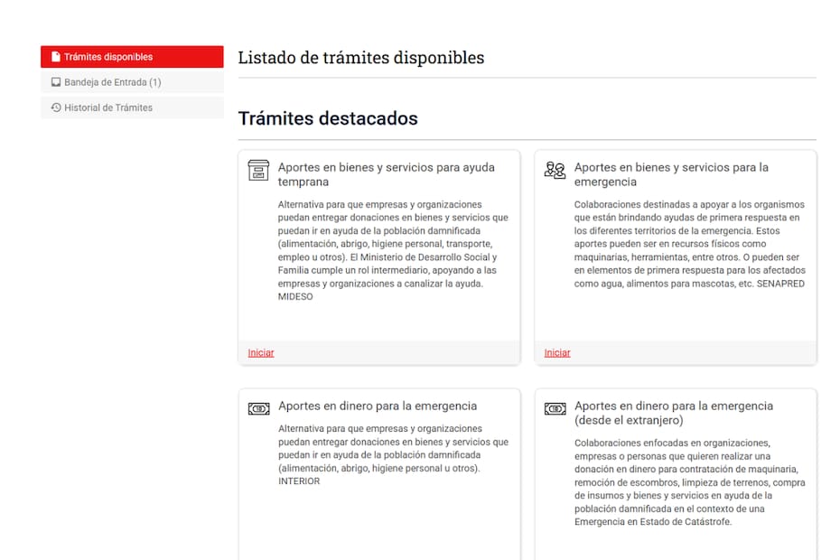 Así se ve la nueva plataforma del Estado.