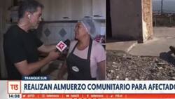 Igual que Mónica Pérez: Polo Ramírez incomodó a víctima de los incendios de Viña del Mar con pregunta sobre Navidad